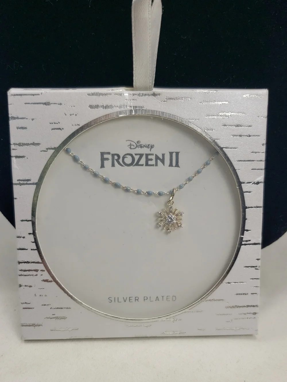 Disney Frozen II Silver Plated Snowflake Necklace NWT